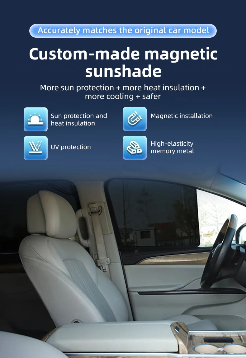 SunShade For WEY 03  2026 Curtains Window UV Protection Magnetic Visor Auto Parts Accessories