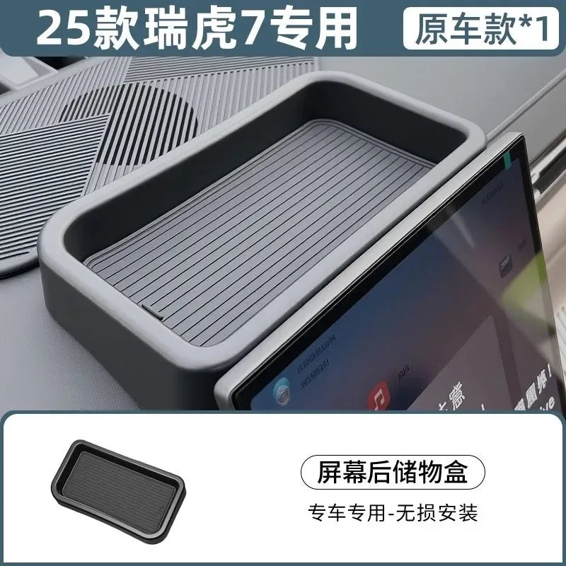 JAECOO J7 PHEV 2024-2026 Armrest Storage Box Central Console Organizer Container Interior Tidying Car Styling Accessories