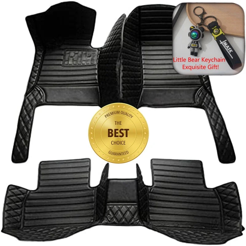 ROX ADAMAS — Custom-Fit PU Leather Luxury Floor Mats, LHD & RHD, All-Weather (2025–2026)