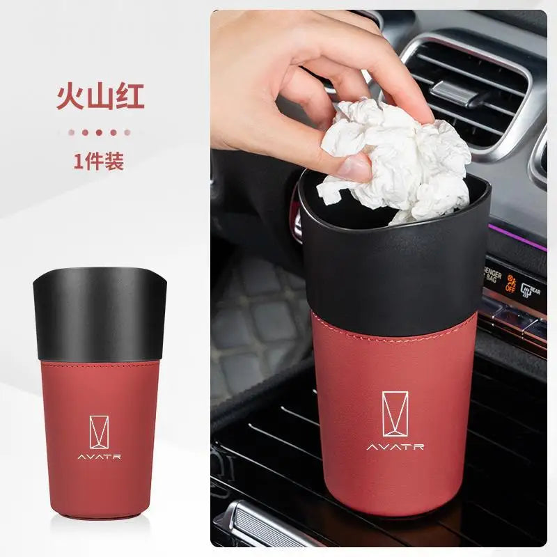 Universal Car Cup Holder Trash Can