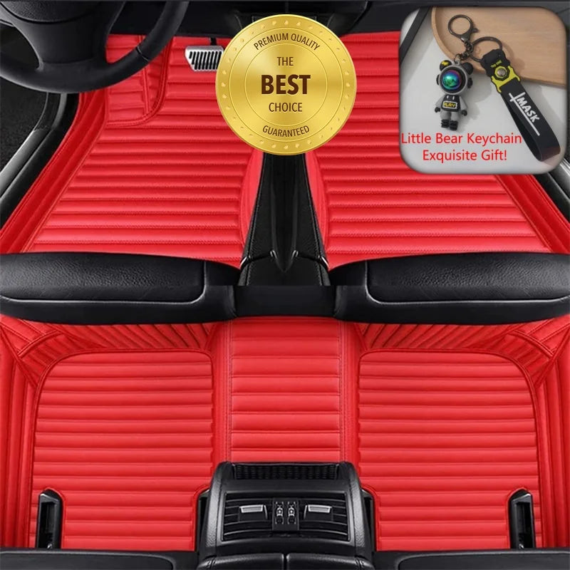 ROX ADAMAS — Custom-Fit PU Leather Luxury Floor Mats, LHD & RHD, All-Weather (2025–2026)