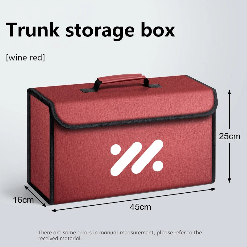 Universal Foldable Leather Trunk Storage Box