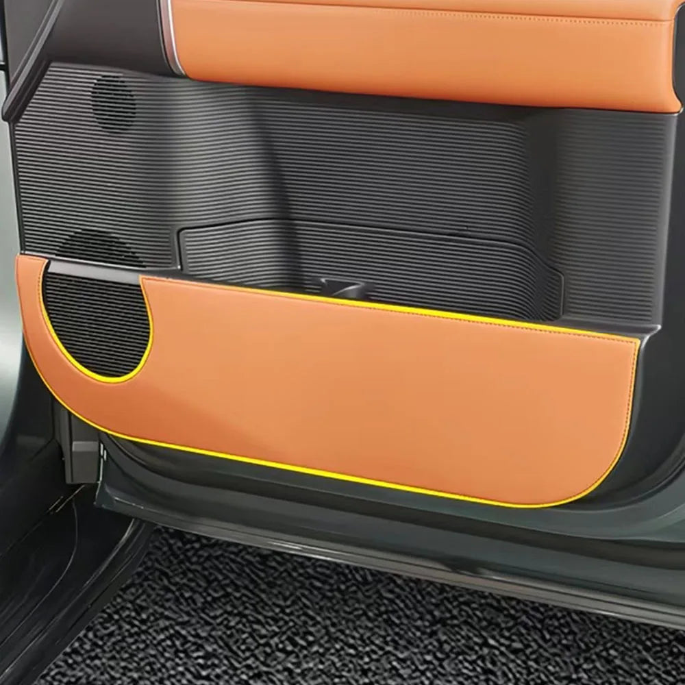 BYD Equation / Leopard / Titanium 7 — Leather Door Anti-Kick Pad Set (2025–2026)