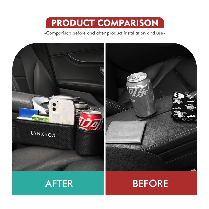 Lynk & Co — Seat Gap Multifunctional Storage Box & Cup Holder (01 / 02 / 03 / 04 / 05 / 06 / 07 / 08 / 09)
