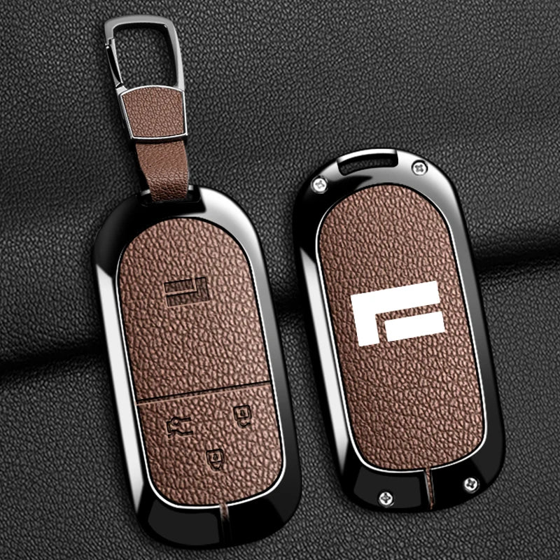 ROX ADAMAS — Zinc Alloy 3-Button Smart Key Fob Case & Keychain (2023–2026)