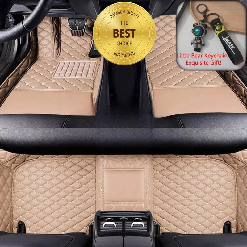 ROX ADAMAS — Custom-Fit PU Leather Luxury Floor Mats, LHD & RHD, All-Weather (2025–2026)