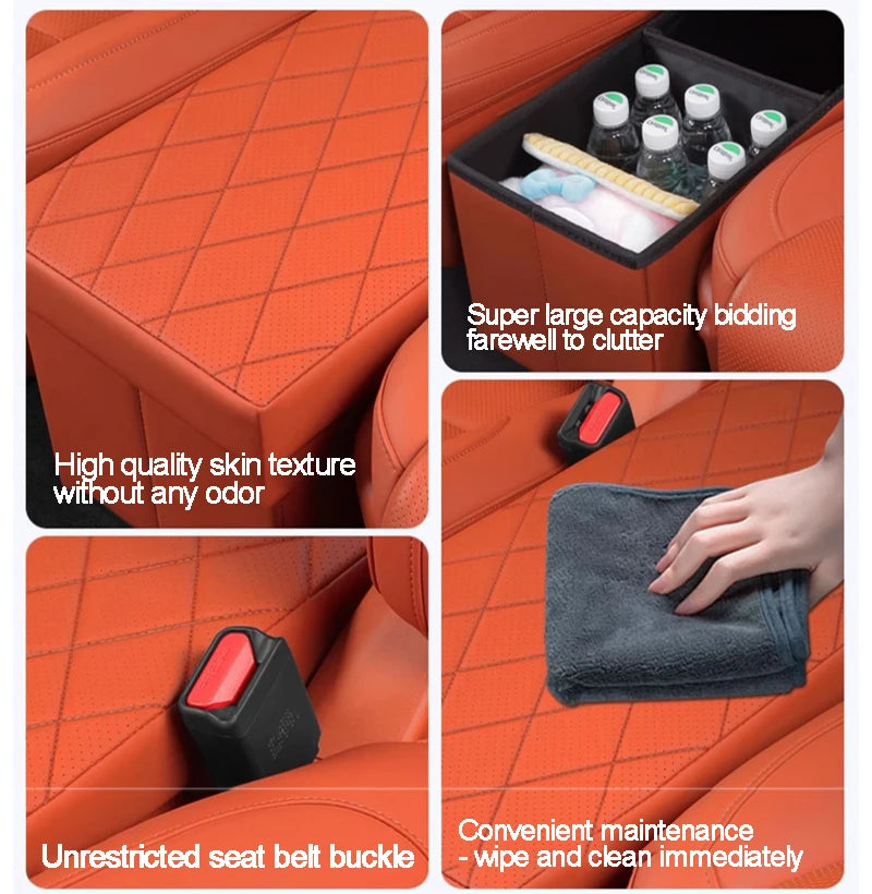 ROX 01 / Polestone 01 — Rear Seat Armrest Storage Box & Boot Organiser