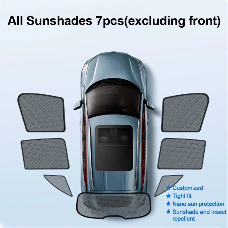 SunShade For WEY 03  2026 Curtains Window UV Protection Magnetic Visor Auto Parts Accessories