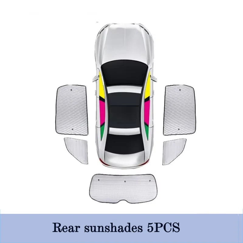 DEEPAL S05 — Blackout Magnetic Window Sunshades & Windshield Visor, Full Coverage (2024–2026)