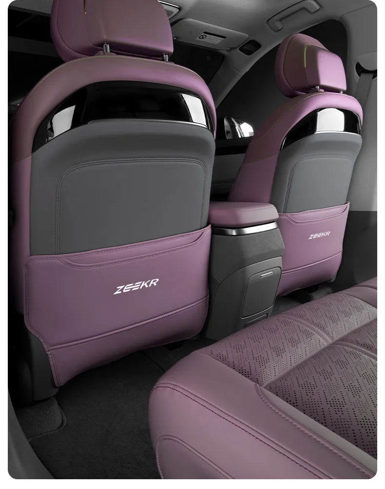Zeekr 7X 2026 — Rear Seat Anti-Kick Pad & Back Protector