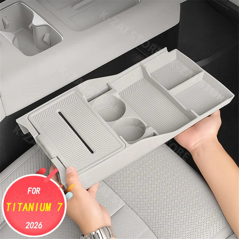 BYD Leopard / Titanium 7 — Hidden Centre Console Storage Box (2026)