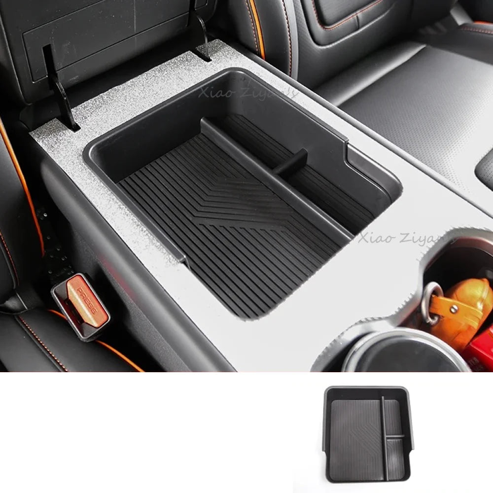 Jetour T1 — Centre Console Storage Box, Wireless Charging Pad & Cup Holder Cover (2024–2026)