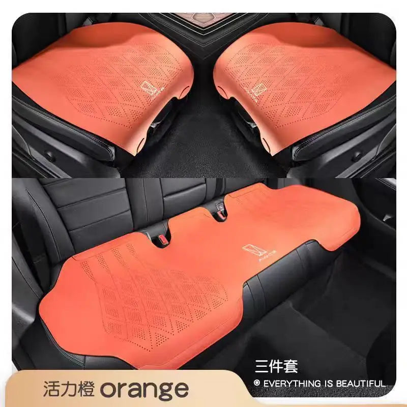 Avatr 07 / 11 / 12 — Suede Leather Breathable Seat Cushion Set, 3-Piece (2025)