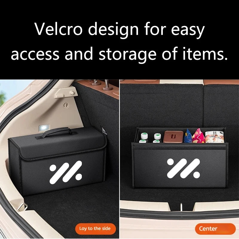 Universal Foldable Leather Trunk Storage Box