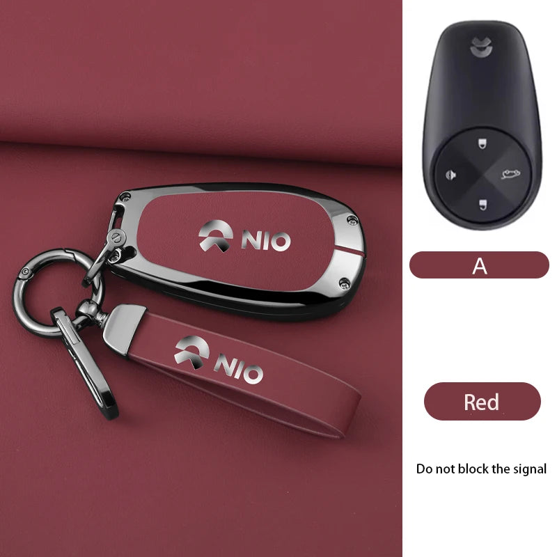 NIO  — Zinc Alloy Key Fob Case & Keychain Cover