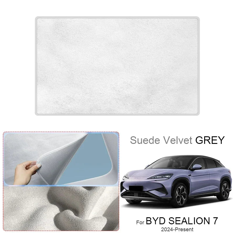BYD Sealion 7 — Suede Electrostatic Sunroof Sunshade, UV & Heat Insulation (2025–Present)