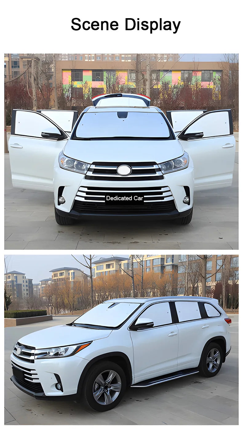 Full Sunshade Set – Windshield & Window Visor Cover | For Zeekr 7X (2024–2026)