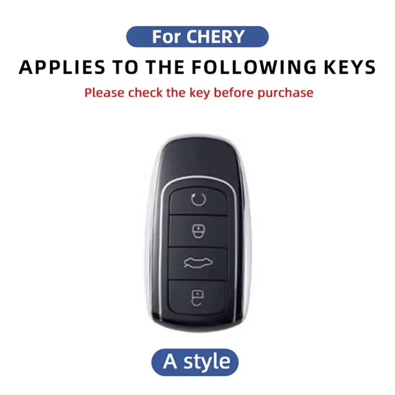 Jaecoo J7 — Galvanised Alloy Key Fob Case & Keychain Cover (2024–2025)