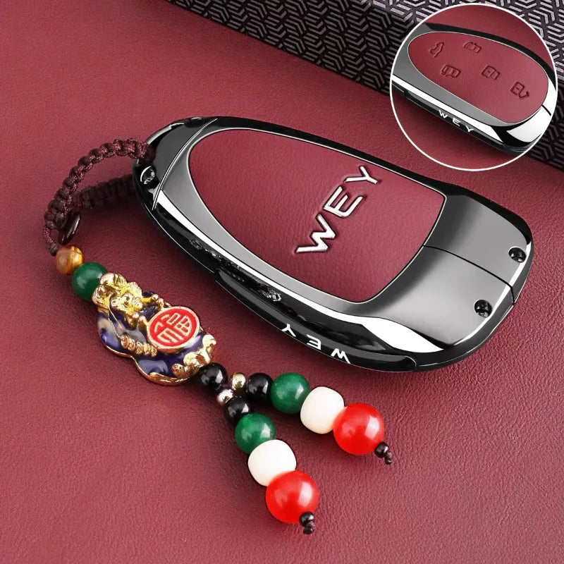 WEY 03 — Premium Zinc Alloy Key Fob Case & Cover