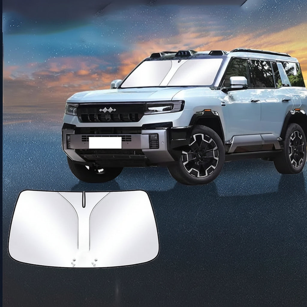 BYD Leopard 8 / Denza B8 — Front Windshield Sunshade & UV Protection Curtain (2025–2026)