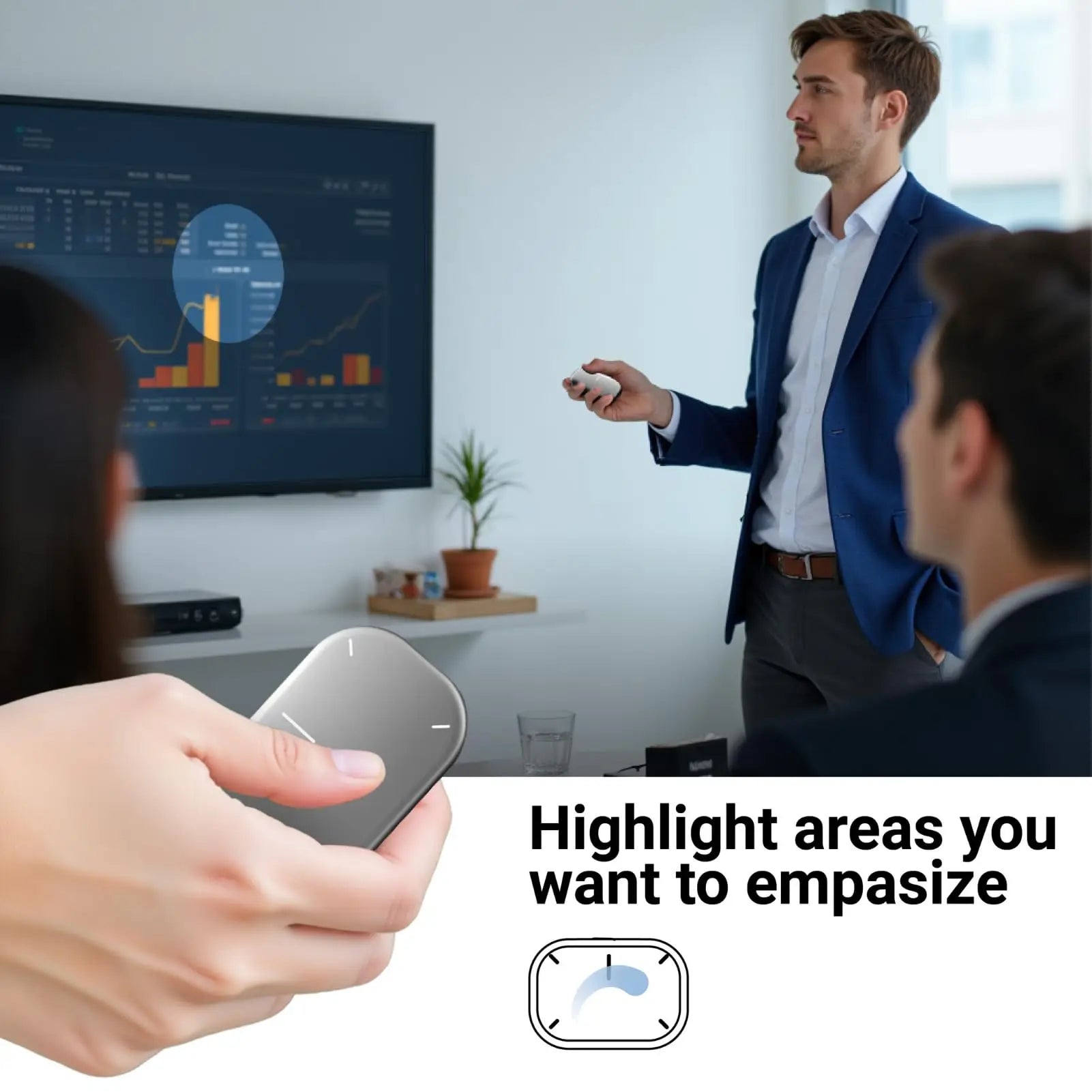 Cheerdots 2  — AI-Enabled Bluetooth Air Mouse, Wireless Touchpad, Laser Pointer &amp; Recording Pen