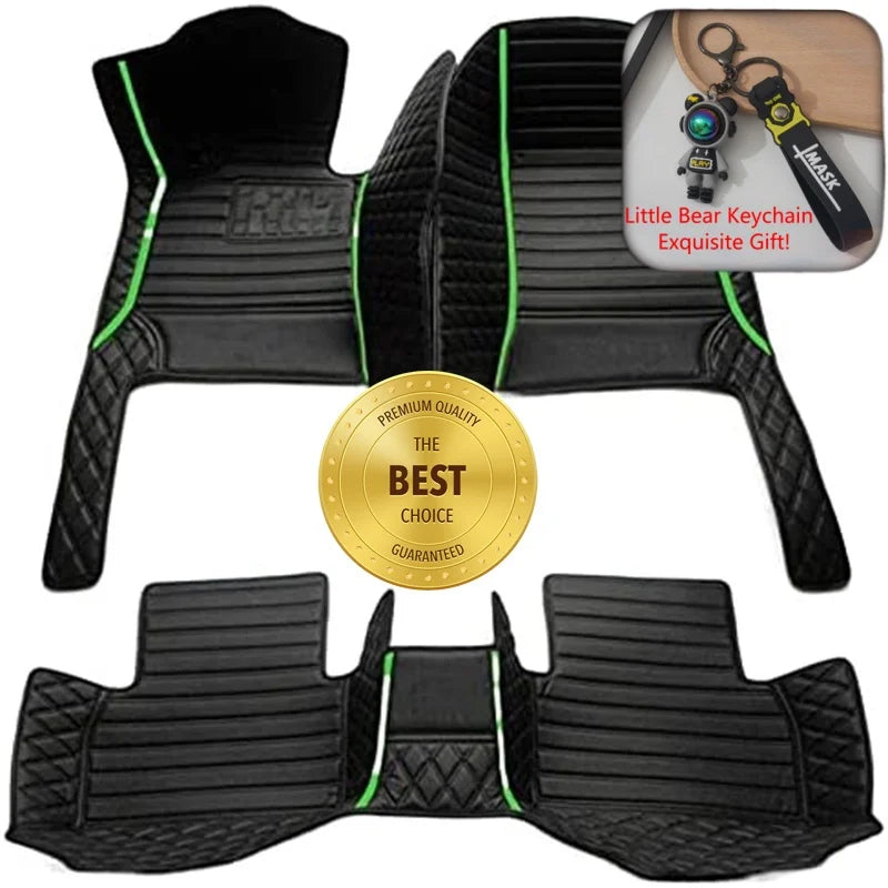 ROX ADAMAS — Custom-Fit PU Leather Luxury Floor Mats, LHD & RHD, All-Weather (2025–2026)