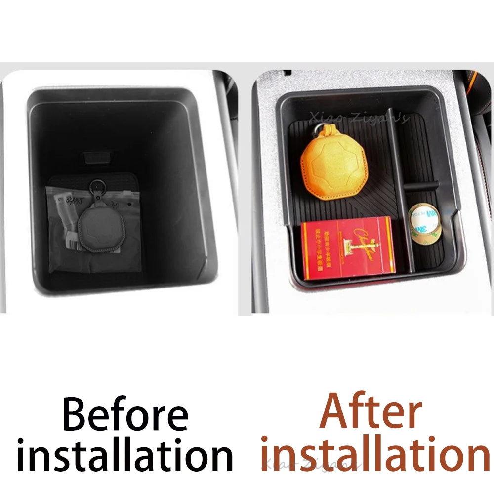 Jetour T1 — Centre Console Storage Box, Wireless Charging Pad & Cup Holder Cover (2024–2026)