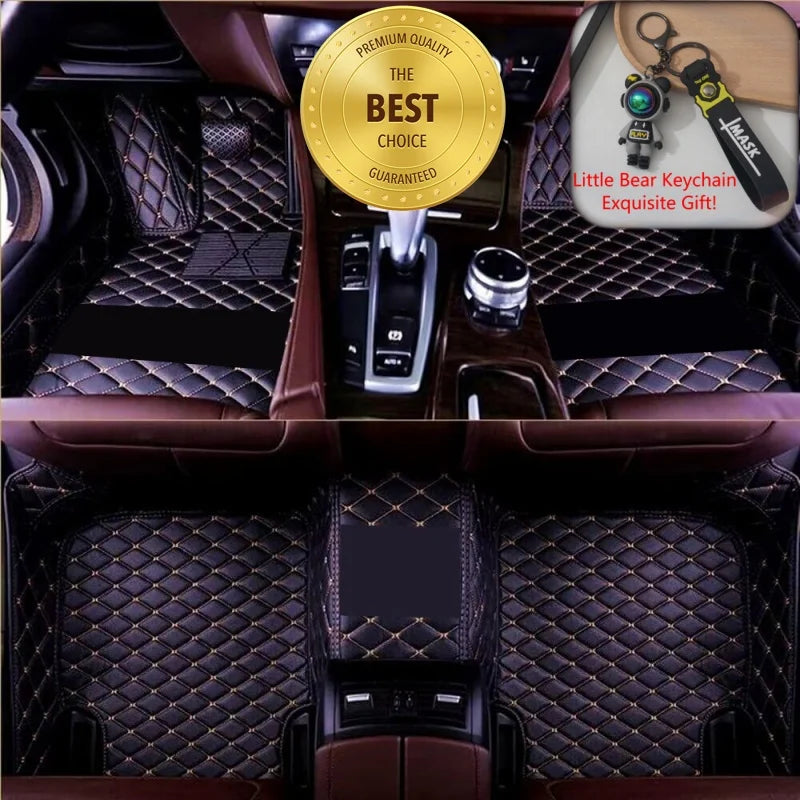 ROX ADAMAS — Custom-Fit PU Leather Luxury Floor Mats, LHD & RHD, All-Weather (2025–2026)