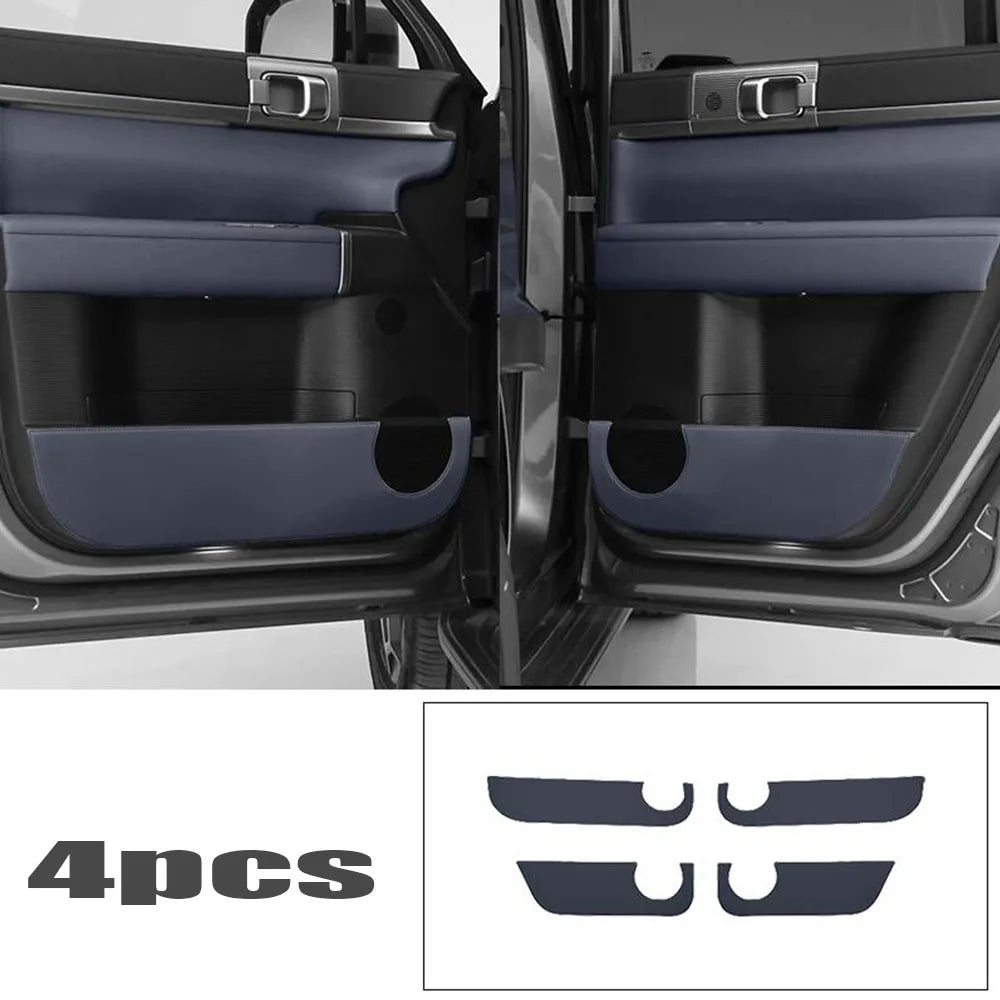 BYD Equation / Leopard / Titanium 7 — Leather Door Anti-Kick Pad Set (2025–2026)
