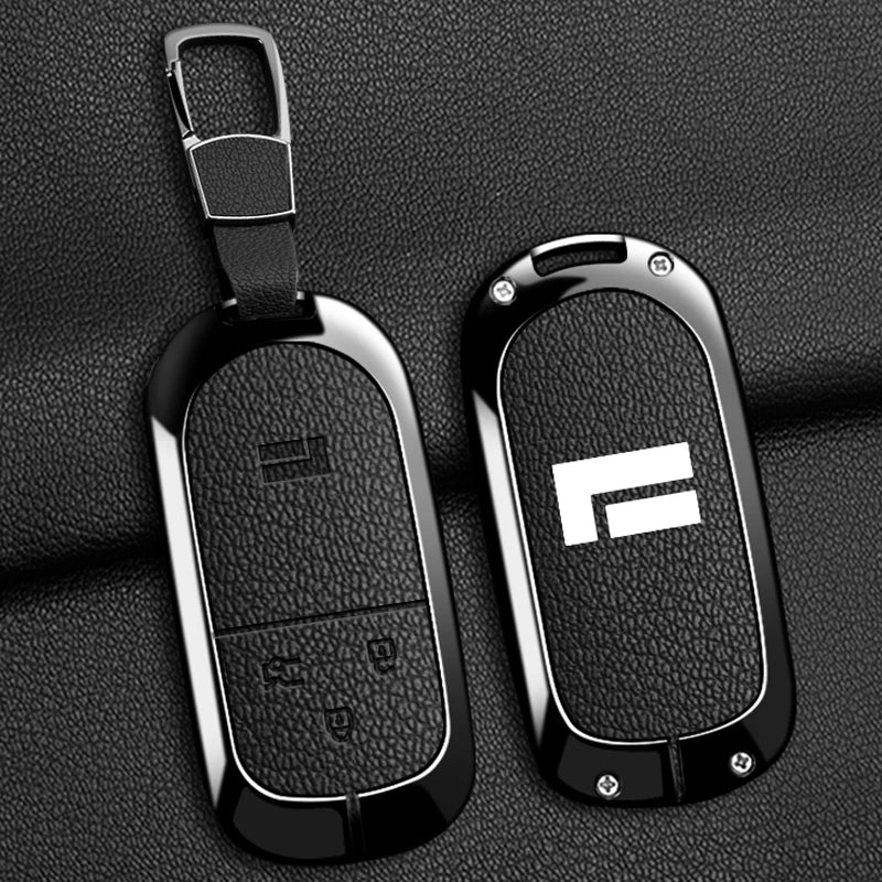 ROX ADAMAS — Zinc Alloy 3-Button Smart Key Fob Case & Keychain (2023–2026)
