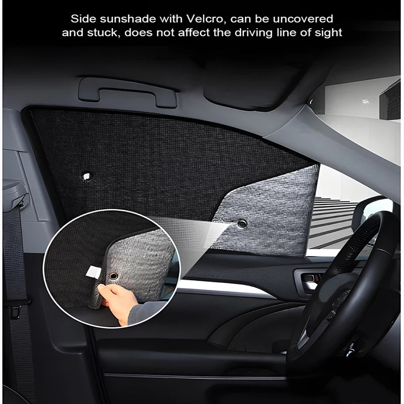 Full Sunshade Set – Windshield & Window Visor Cover | For Zeekr 7X (2024–2026)