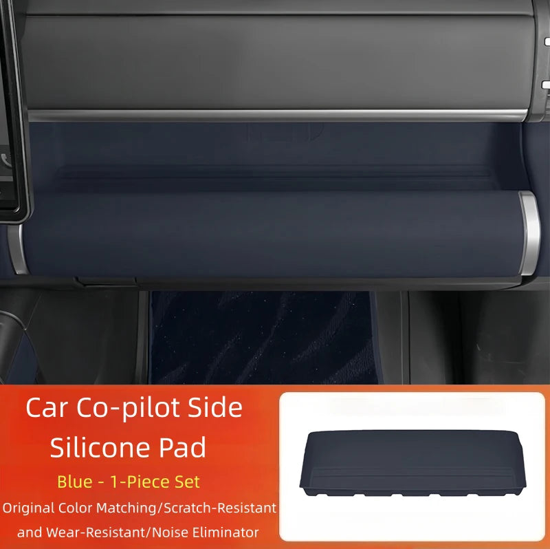 BYD Leopard 7 / Titanium 7 — Full-Coverage Silicone Co-Pilot Dashboard & Storage Box Protective Pad