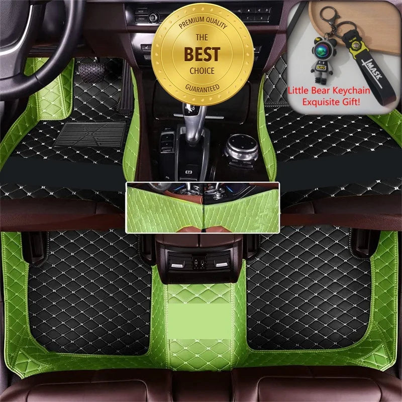 ROX ADAMAS — Custom-Fit PU Leather Luxury Floor Mats, LHD & RHD, All-Weather (2025–2026)