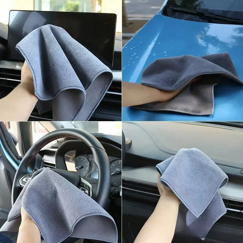 Avatr 07 / 11 / 12 / E16 Max — Double-Sided Suede & Coral Velvet Car Cleaning Towel