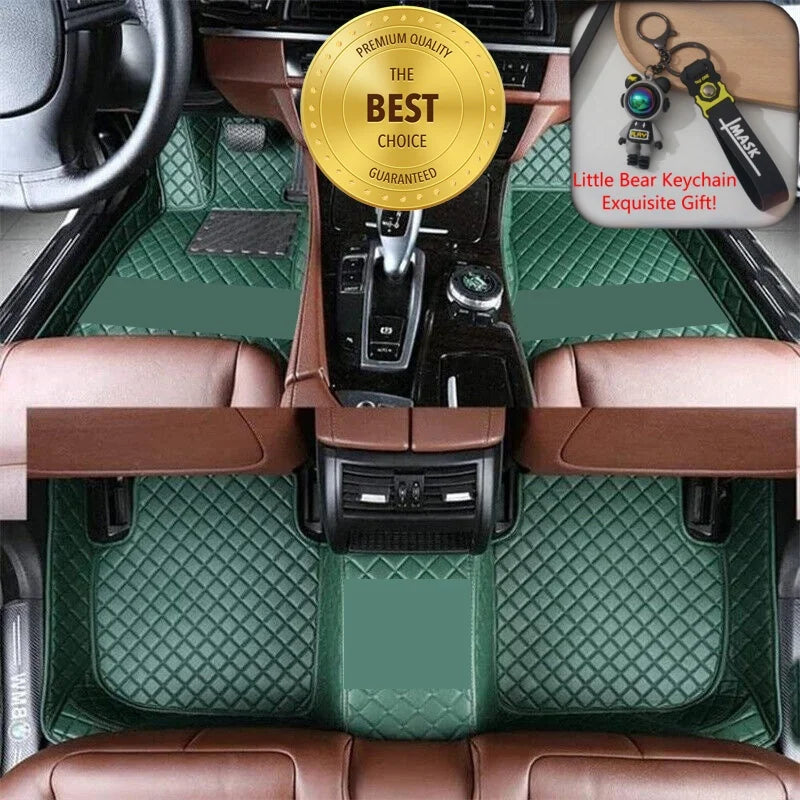 ROX ADAMAS — Custom-Fit PU Leather Luxury Floor Mats, LHD & RHD, All-Weather (2025–2026)