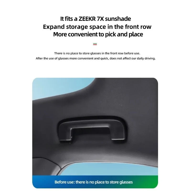 Zeekr Suede Glasses Holder
