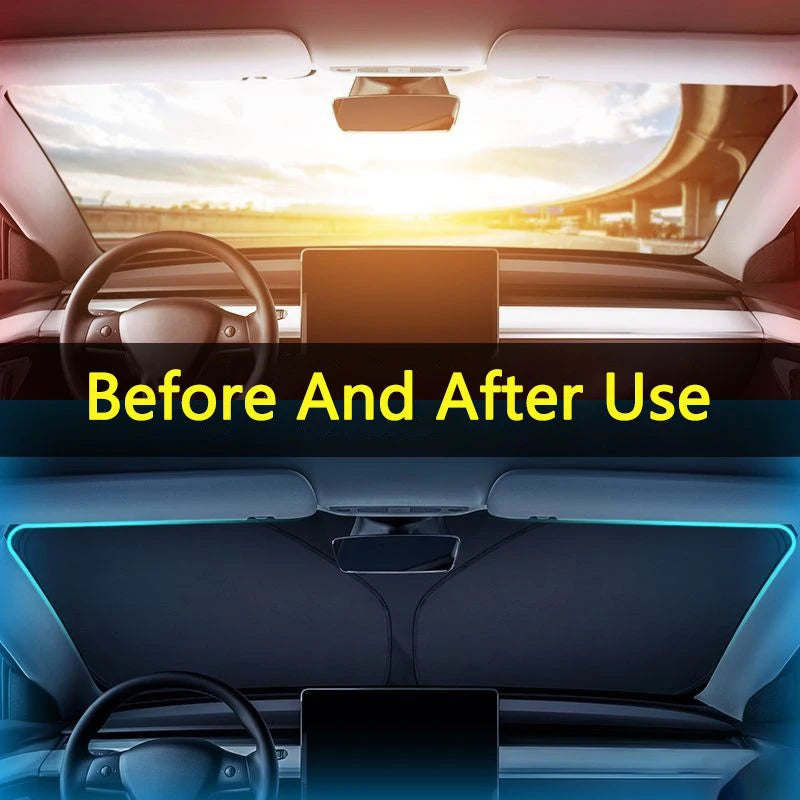 Car Windshield Sunshade Foldable Sun Visor Cover Front Window Sun Shade Protector For Jetour Traveler T2 Shanhai T1 2023-2025