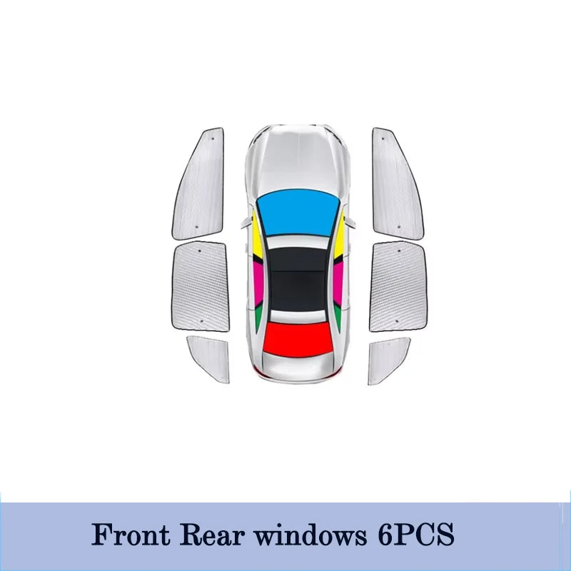DEEPAL S05 — Blackout Magnetic Window Sunshades & Windshield Visor, Full Coverage (2024–2026)