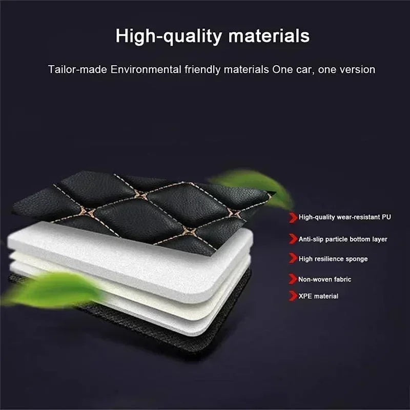 WEY 03 Leather Floor Mats