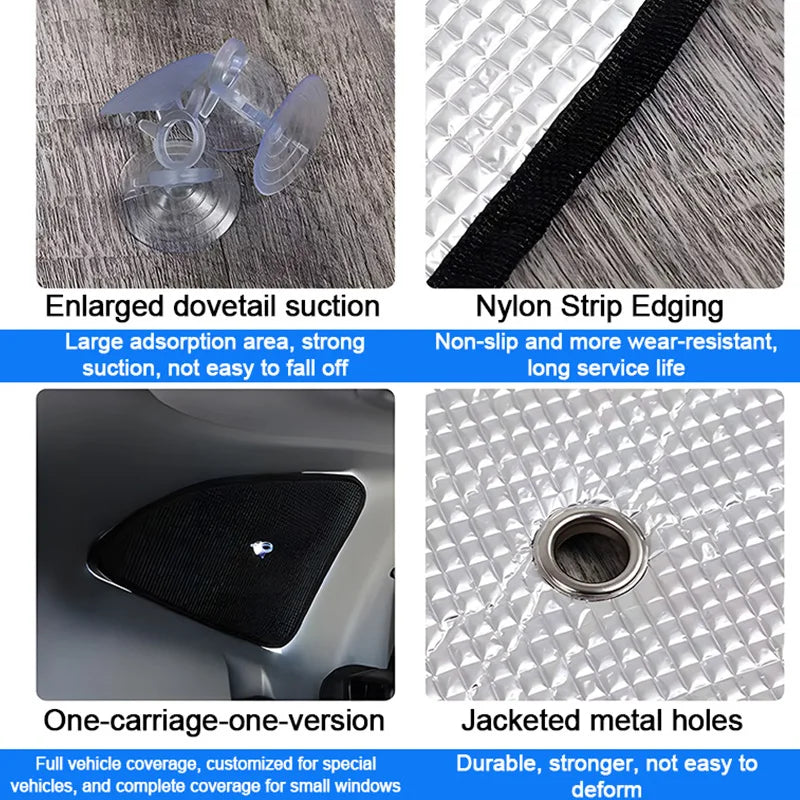 DEEPAL S05 — Blackout Magnetic Window Sunshades & Windshield Visor, Full Coverage (2024–2026)