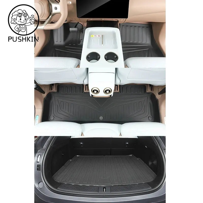 Avatr 07 — 3D TPE Floor Mats & Boot Mat Set, LHD (2025–2026)