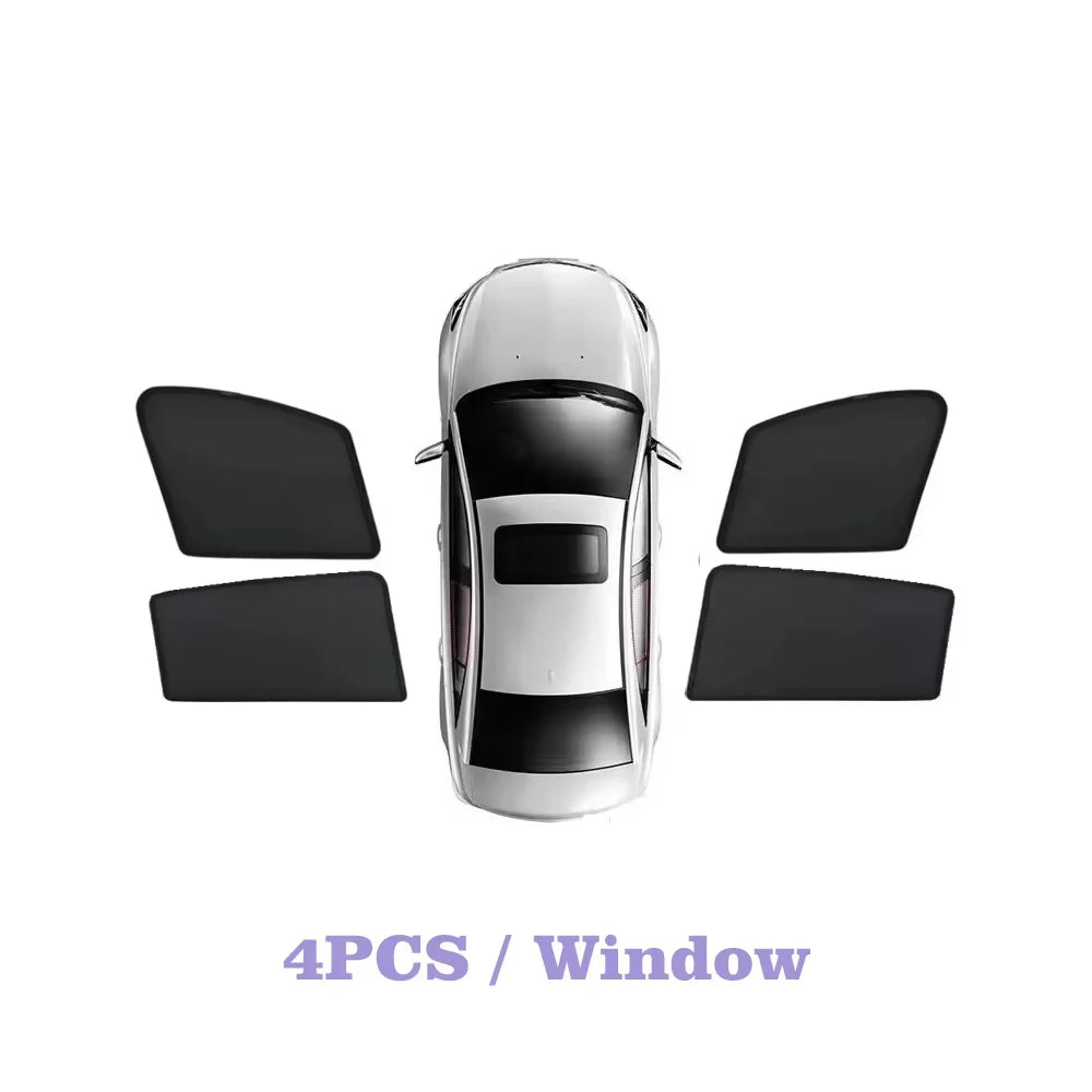 Jaecoo J7 / Lucano L7 / Chery Tansuo 06 — Full Coverage Magnetic Sunshade Set (2023–2026)