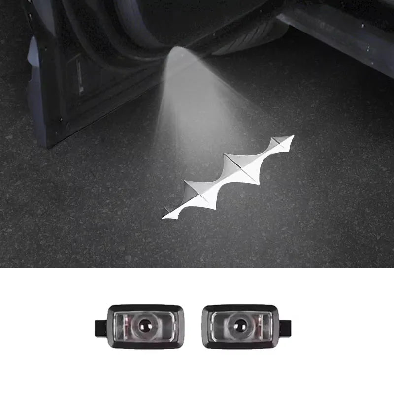 BYD Leopard 5 — Door Welcome Light Ground Projector, Sensor-Activated Ambient Shadow Light