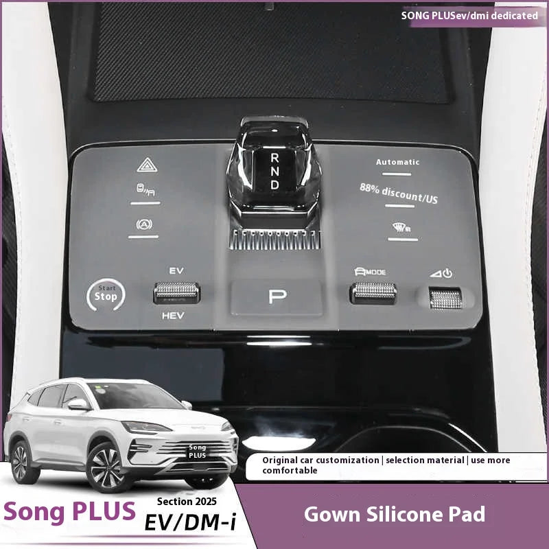 BYD Song Plus DMI / Seal U / Sealion 6 — Silicone Centre Button Guard & Scratch Protector