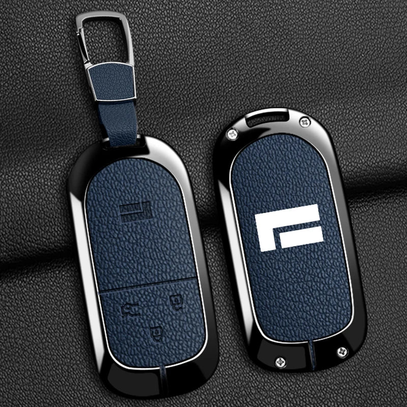ROX ADAMAS — Zinc Alloy 3-Button Smart Key Fob Case & Keychain (2023–2026)