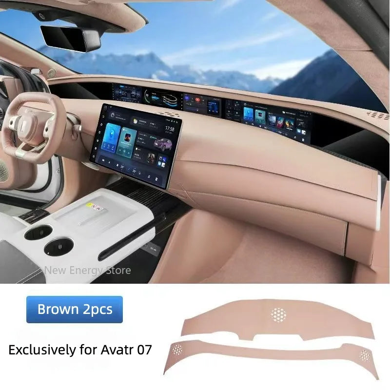 Avatr 07 — Leather Dashboard Sunshade & Heat Insulation Pad (2024–2026)