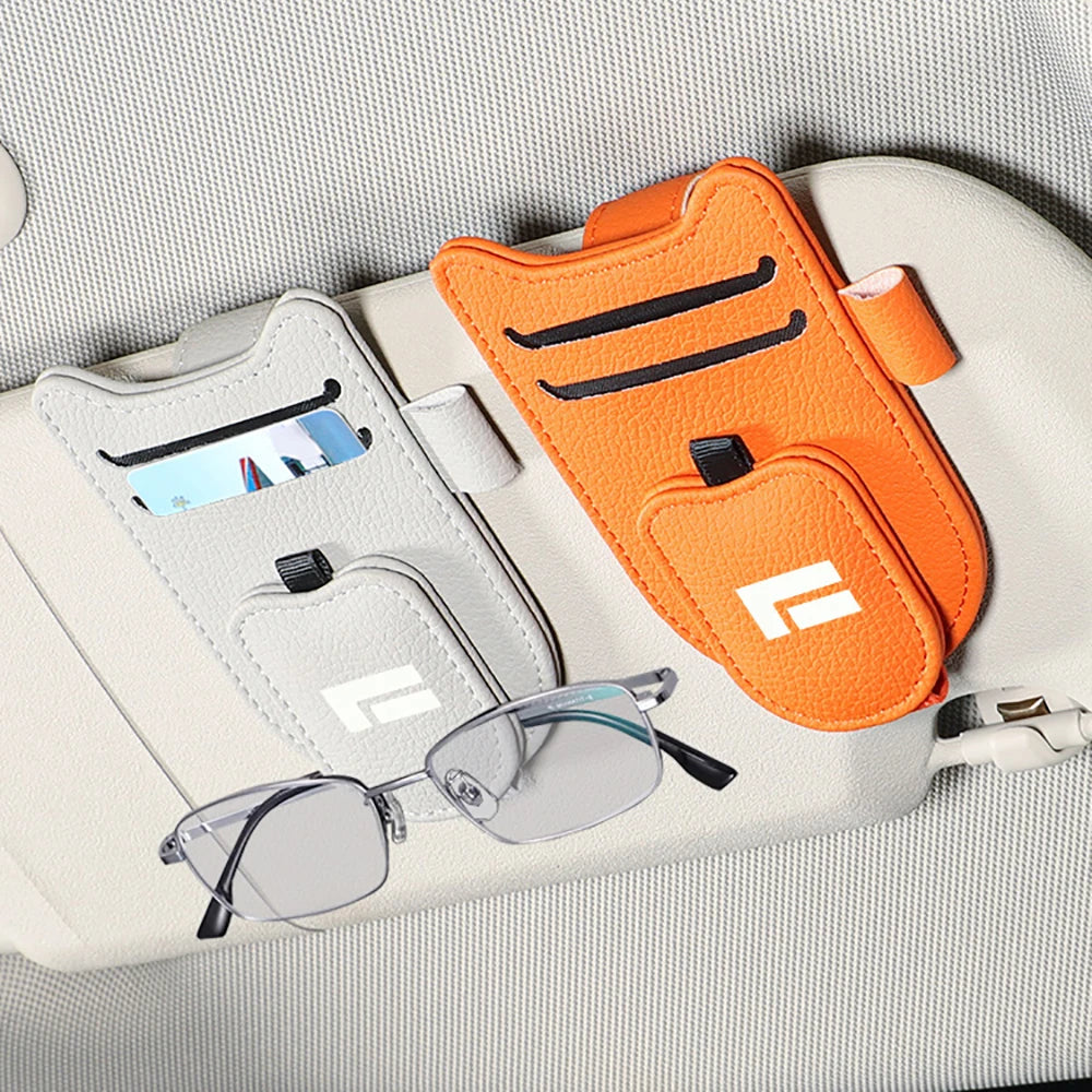 ROX ADAMAS — Leather Visor Sunglasses Clip & Multi-Function Storage Box (2026)