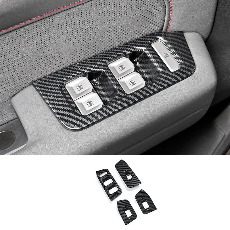 Jetour T2 Traveller — Carbon Fibre Pattern Interior Trim Stickers & Frame Kit