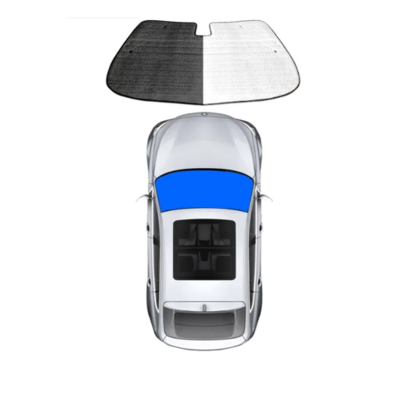 NIO EL8 — Triple-Layer Aluminium Foil & Pearl Cotton Full Coverage Sunshade Set (2023–2026)