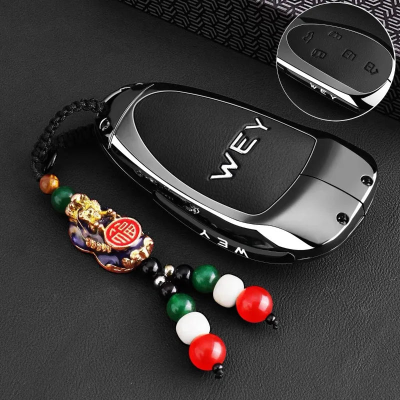 WEY 03 — Premium Zinc Alloy Key Fob Case & Cover